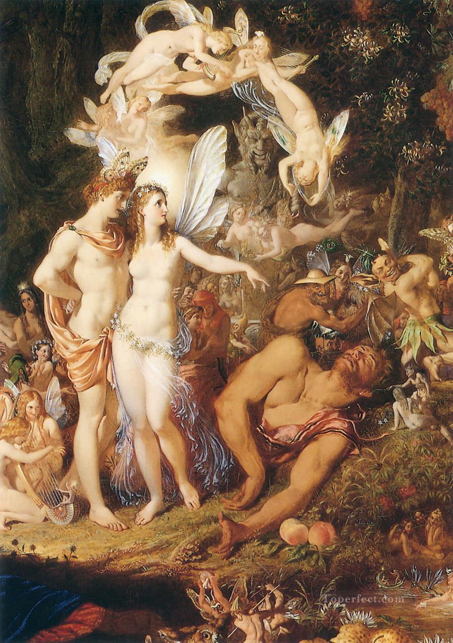 ペイトン「オベロンとティタニアの和解」クラシックヌード油絵